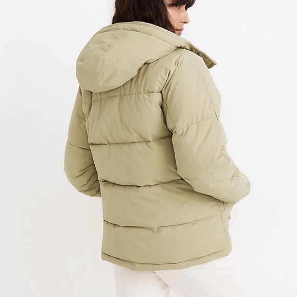 NWOT Madewell Holland Quilted Puffer Parka Coat Jacket Puffy - Picture 2 of 12